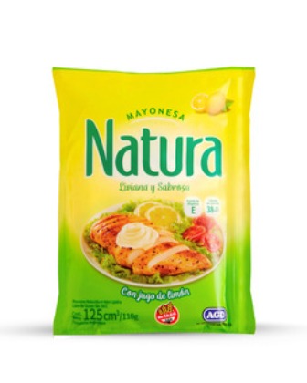 MAYONESA NATURA 125cm3 sachet